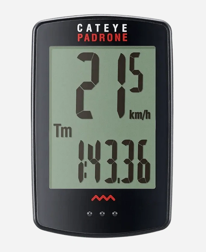 Cateye Padrone: Schwarzes Geschwindigkeitswunder mit Licht! Dein Bike, deine Daten, deine Nachtfahrt!